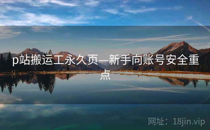 p站搬运工永久页—新手向账号安全重点