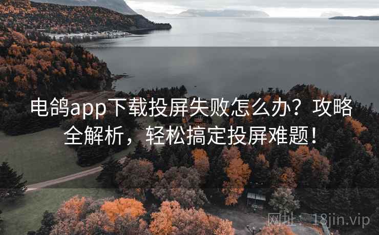 电鸽app下载投屏失败怎么办？攻略全解析，轻松搞定投屏难题！