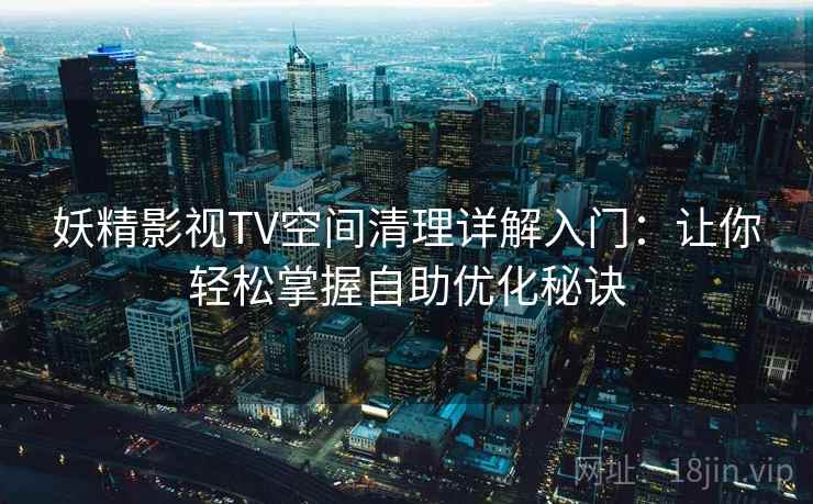 妖精影视TV空间清理详解入门：让你轻松掌握自助优化秘诀